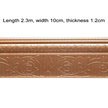 (Coppery) 3D Adhesive Border Stickers - Peel & Stick DIY Wall Trim