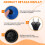 Power Drill Bit Sharpener for 1/8in-15/32in 3-12mm Twist Drill Bit Sharpener Grinder Drill Bit Sharpener Machine EU Plug 1