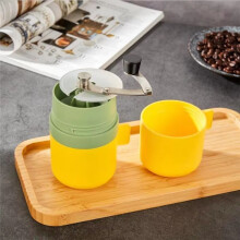 Portable Handheld Coffee Bean Mill, Adjustable Grind Settings with Built-in Filter, Ideal for Travel, Camping, Home Use