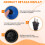 Power Drill Bit Sharpener for 1/8in-15/32in 3-12mm Twist Drill Bit Sharpener Grinder Drill Bit Sharpener Machine US Plug 1