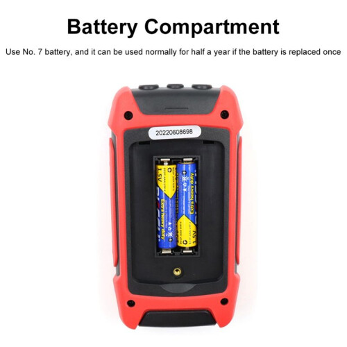 FS2202 Auto Range Multimeter 9999 Counts TRMS AC  Voltmeter Amp NCV Resistance Capacitance Transistor Tester Red 1
