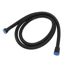 59in Heat-Resistant Stainless Steel Shower Hose, Flexible, Black