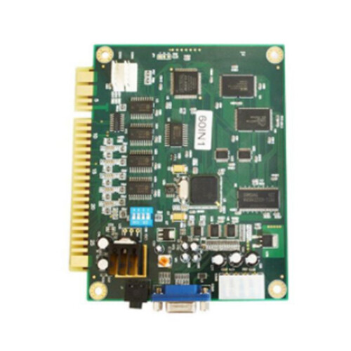 4X 60 Em 1 Multicade PCB Board Arcade Game Board com 28P Cable VGA Output Arcade Game Board Horizontal para Jamma Arcade 1