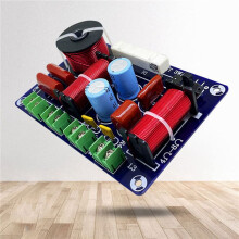 2X 3 Ways HiFi Speaker Frequency Divider HiFi Crossover Filter Distributior DIY Stage Car Audio Woofer Speaker Filter