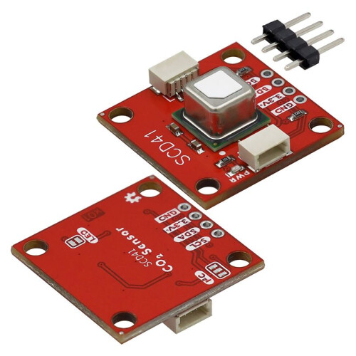 SCD41 Gas Sensor Module Detects CO2 Carbon Dioxide Temperature and Humidity in One Sensor I2C Communication A 1