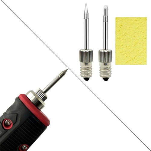 2X Soldering Tips USB Soldering Iron  Replacement Soldering Iron Tips Welding  for E10 Interface(Tip B+Tip C) 1