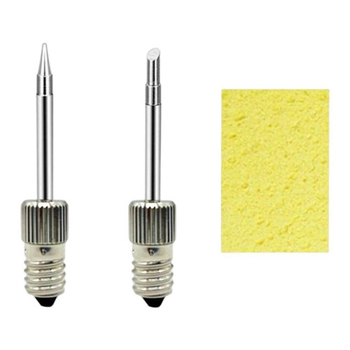 2X Soldering Tips USB Soldering Iron  Replacement Soldering Iron Tips Welding  for E10 Interface(Tip B+Tip C) 2