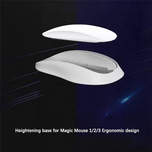 Mouse Dock for  Magic Mouse 1 2 3 Heightening Base Ergonomic Mouse Grip for Magic Mouse Accessories A 2