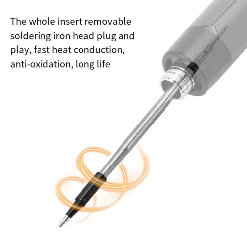 USB Digital Soldering Iron Adjustable Temperature 300-450 Type-C Interface Battery Intelligent Solder Welding Iron Tool 2