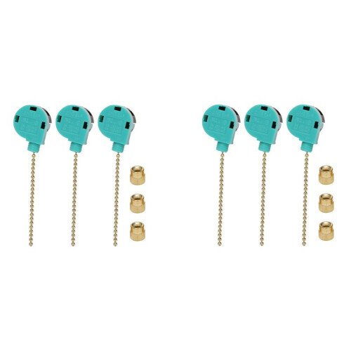 6 Pack Ceiling Fan   Replacement Speed Control for Ceiling Fan Light, Wall Lamps, Cabinet Light A ZE-268S6
