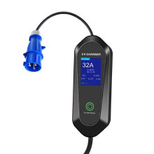 7KW 32A 1Phase Portable EV Charger Electric Car Charger EVSE Fast Charging Cable Support WiFi APP Control