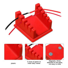 2PCS Soldering Station Clamp,Plastic Wire Clamp Bracket,Welding Soldering Station Clamp,Suitable for Various Size Wire