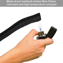 BBQ Smoker Gasket Self Stick Grill Tape High Temp Grill Seal Self Stick Gasket 8 Pack
