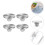 4 Pcs Lid Handle Baby Pot Replacement Knob Universal Pan Handles 7