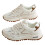 (Khaki, 35) Damen Mesh Sneaker mit dicker Sohle 12