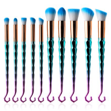 (10pcs) 1/7/10 Pcs Makeup Brush Beauty Tools Fish Hook Fan Brush Cosmetic Tools