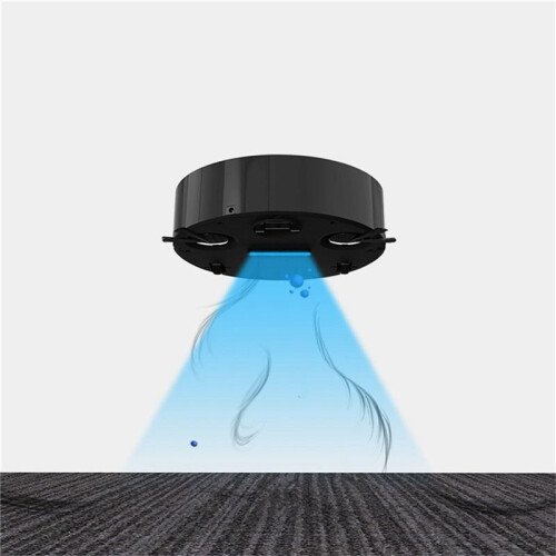 Cleaning Sweeping Robot Automatic Vacuum Robot Ultra Thin Silent Cleaning Hard Floor Cleaning Machine,Black