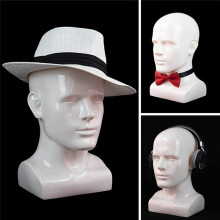 Male Mannequin Professional Manikin for Display Wigs Hats Headphone Mask ()