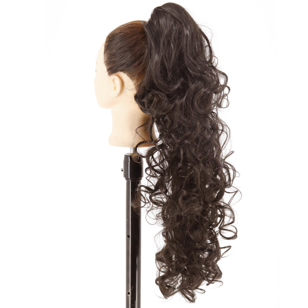 Reach-Tools Unisex (4) 22\" Wavy Ponytail Wig For Women - Natural Look