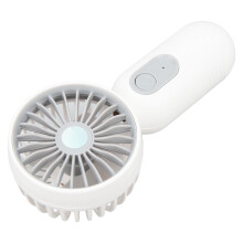 Mini Handheld Fan 400mAh USB Rechargeable Portable Personal White