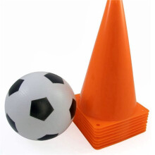 20 Pcs Traffic Cones - 7 Inch of Multipurpose Construction Theme Party Sports Activity Cones for Football Training
