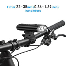2X Bike Light Mount Bracket - Upgrade Nylon Material Bicycle Lights Bracket Holder for 0.86-1.39 Inch Bike Handlebars