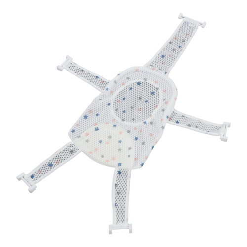 Baby Bath Seat Support Net, Adjustable, Breathable Mesh, Soft Headrest