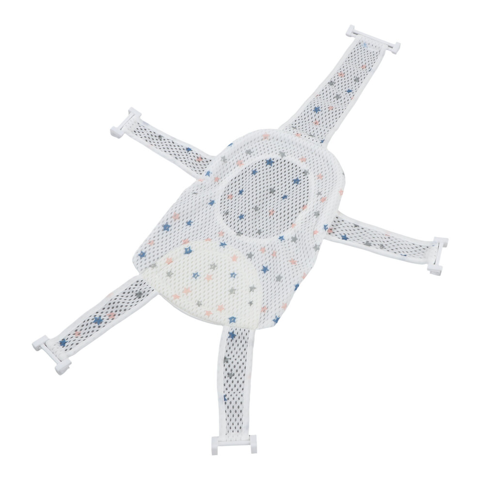 Baby Bath Seat Support Net, Adjustable, Breathable Mesh, Soft Headrest