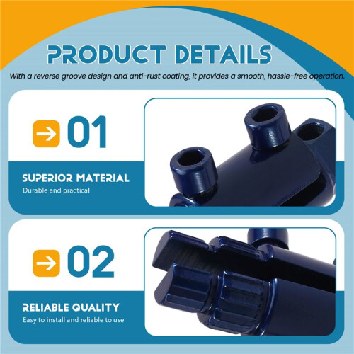 2Set Broken Pipe Thread Extractor for 1/2-3/4-1inch DN15/20/25 Pipes Thread Removal Tool for Broken Threads 2