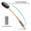 Back Lotion Applicator with Long Handle and 4 Replaceable Pads, Ideal for Young People and the Elderly-Black. 5