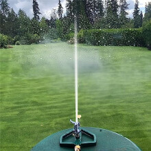Impact Sprinkler with Base, Circular Sprinkler with Sprinkler , Garden Hose Sprinklers System for Lawn Yard Garden