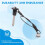 Stainless Steel Quick Release Pin 6mm Diameter  Locking Pin with Push Button Lanyard Cable Usable Length 25mm 4