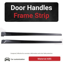 For HRV HR-V Vezel 2021 2022 Glossy Black Inner Door Panels Strip Decoration Cover Trim