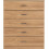 Seconique Dakota 5 Drawer Chest - Oak Effect 6