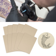 10Pcs Silicone Tattoo Practice Skin 14.5x19.5cm Double Sided