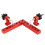 1 PACK Quadrados de Posicionamento de 90 Graus FixaçãO de ÂNgulo Reto 5,5X5,5 Polegadas Carpinteiro para Carpintaria L-Type Corner Clamping Tool 4