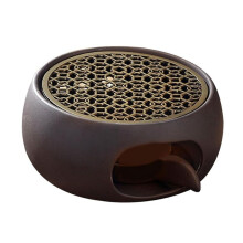 Chauffe-Théière en Poterie Cadeaux D'Anniversaire Décoration de Maison Multi-Usage Chauffe-Thé avec Bougeoir pour Service à Thé Théière
