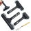 3 PCS Rubber Roller Brayer for Crafts,Printmaking Brayers,Hard Rubber Roller Brayers with 1Pcs Painting Scraper 2