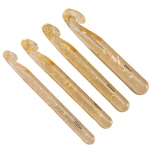 Large Plastic Crochet Hooks Set, 15-25mm, DIY Carpet Rug Weaving
