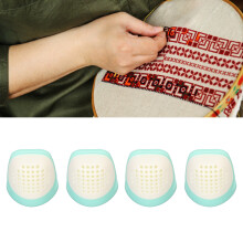 4Pcs Silicone Sewing Thimbles Open Top Durable Reusable 3x2.3cm