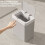 10L Intelligent Induction Trash Can Kitchen Storage  Bucket for Bathroom Kitchen Trash Can Grey 4