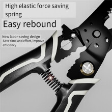 9 in 1 Wire Stripper Tool, 8inch Wire Cutting Tool for Wire Stripping Cutting with Wire Splitting and Winding Function
