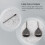 Ceiling Fan Pull Chains,4Pcs Bronze Extension Fan, Lamp Pull Chain Decorative Extender Ornament Fan Chain Connector 5