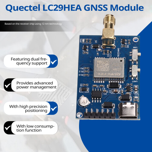 Quectel LC29HEA High Precision Centimeter Level RTK Module 10HZ Drone Flight Control Mobile Station GNSS Differential 2