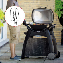 70127 Grill Grill Elementy Grzejne do Grilli Q240 Q2400, 55020001 Grille Część Zamienna 230V 2200W