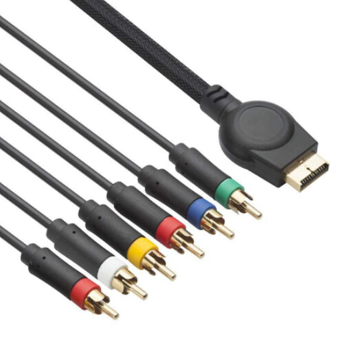 2X Suitable for PS2/PS3 Component Cable 1.8M Suitable for PS 2/3 High Resolution Game Cable Accessories 1