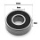 100 Pezzi 608- Cuscinetto per Skateboard, Cuscinetto a Rotolamento Argento Dimensioni: 8X22X7Mm 7