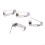 100Pcs Sicherheitsnadel 15mm für DIY-Drosseln / Abzeichen oder andere Prozesselemente 2