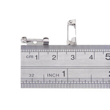 100Pcs Pins Lapel Pins Safety Pin 15mm for DIY Brooch Pins / Badges or Any Other Projects