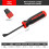 Hi-Spec Pry Bar  Strike Cap Nail Puller Chisel Car Repair Tool Set Remover Removal Hand Tools 9